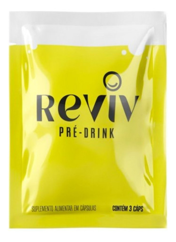 Suplemento Alimentar Reviv Pré-Drink 3 Cápsulas