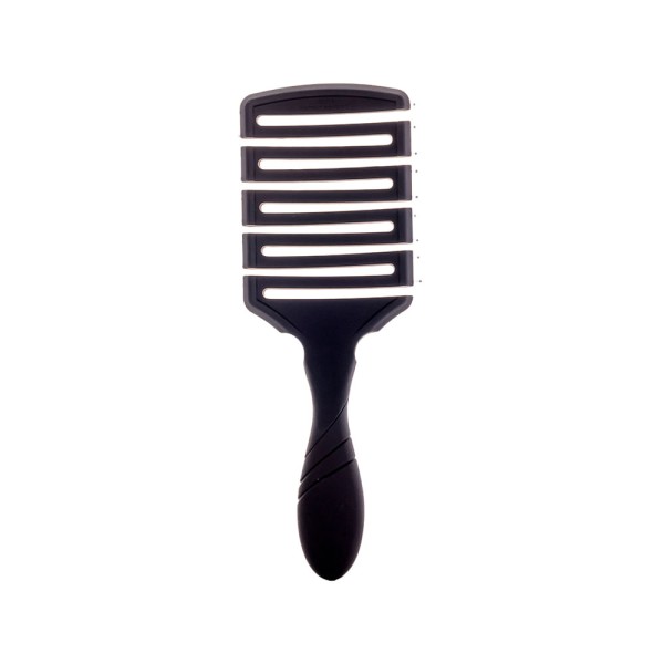 Encontraproduto.com.br - Escova De Cabelo Wet Brush Quadrada Flex Dry Preta Cabo Emborrachado