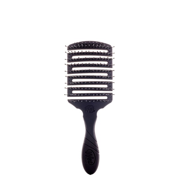 Encontraproduto.com.br - Escova De Cabelo Wet Brush Quadrada Flex Dry Preta Cabo Emborrachado
