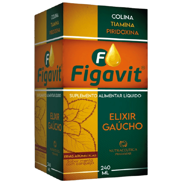 Encontraproduto.com.br - Figavit Elixir Gaúcho 240ml Praiamar