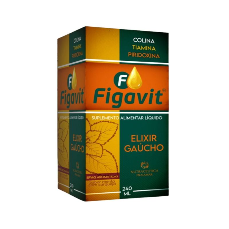 Encontraproduto.com.br - Figavit Elixir Gaúcho 240ml Praiamar