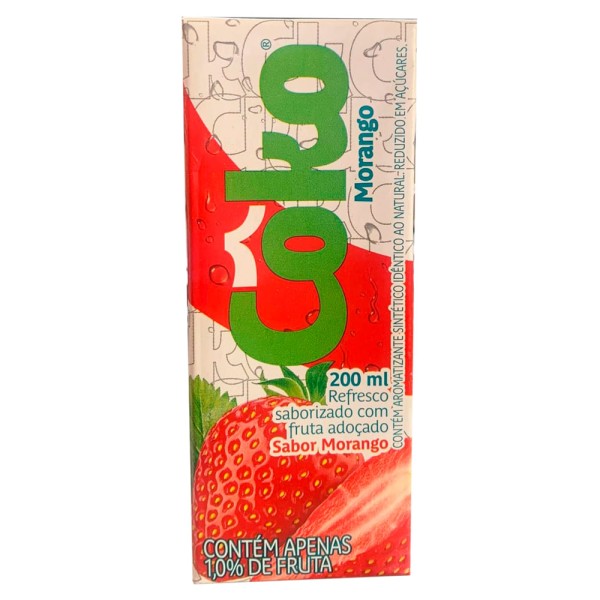 Encontraproduto.com.br - Suco Pronto Côko Morango 200ml