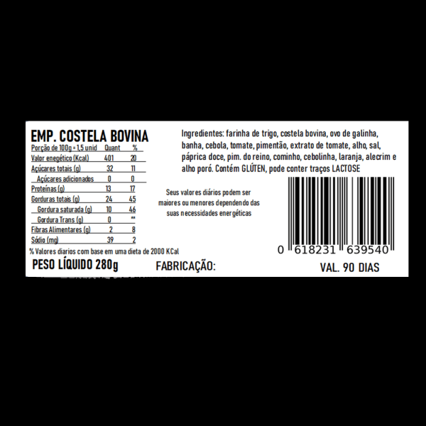 Encontraproduto.com.br - Empanadas Argentinas Mallua Costela Bovina 280g