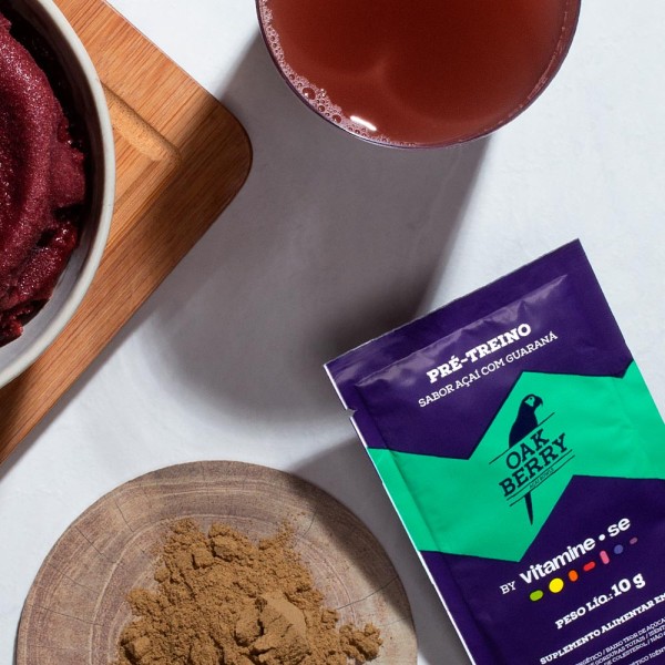 Encontraproduto.com.br - Pré-Treino Pré-Treino Oakberry Açaí com Guaraná Caixa Vitamine-se