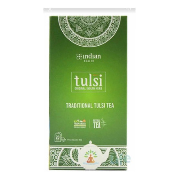 Chá Tulsi Tradition (Tulsi e Chá Verde) 20 Sachês 30g - Indian Health