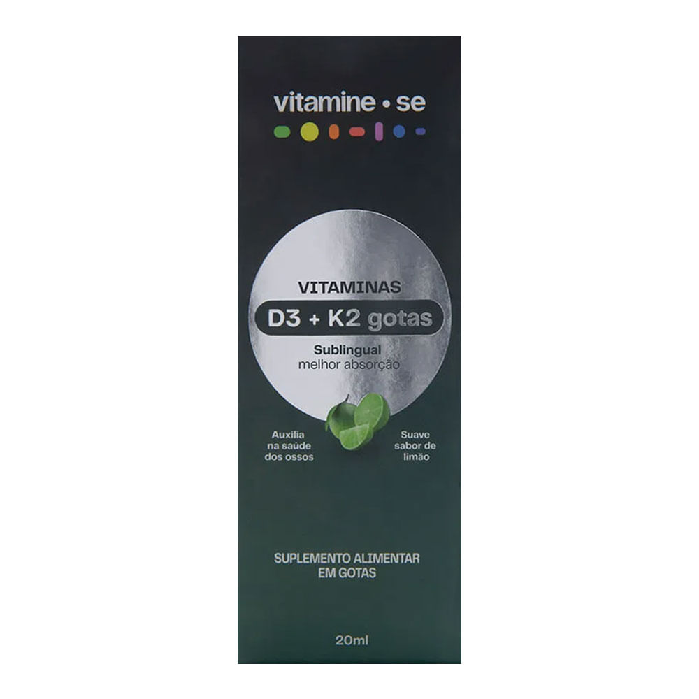 Encontraproduto.com.br - Vitamina Vitamina D3+K2 em Gotas Mk-7 Vitamine-se