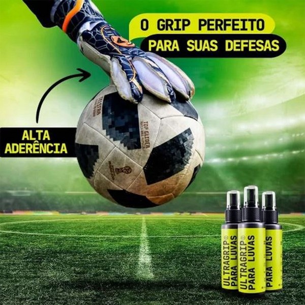 Encontraproduto.com.br - ULTRAGRIP® LUVAS Cola Aumenta e Recupera a Aderência de Luvas para Goleiro 120ml