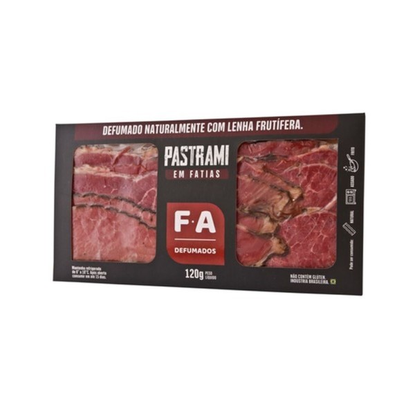 Encontraproduto.com.br - Pastrami Bovino Fatiado 120g
