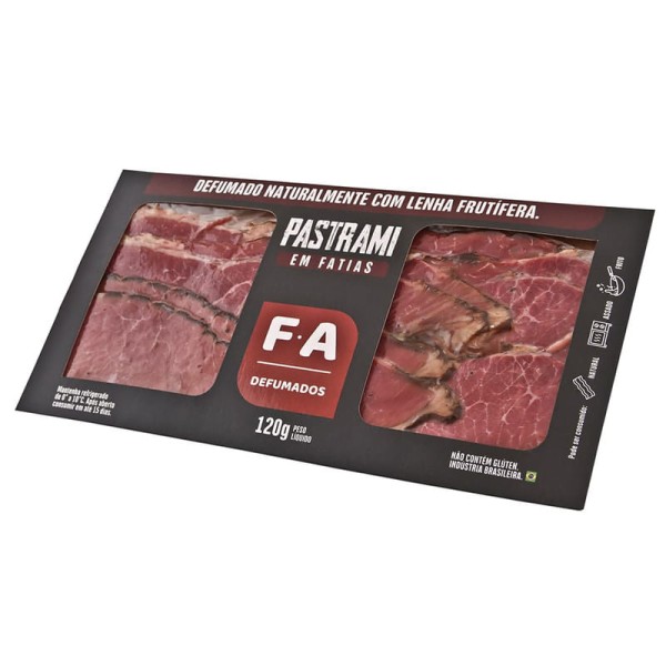 Encontraproduto.com.br - Pastrami Bovino Fatiado 120g