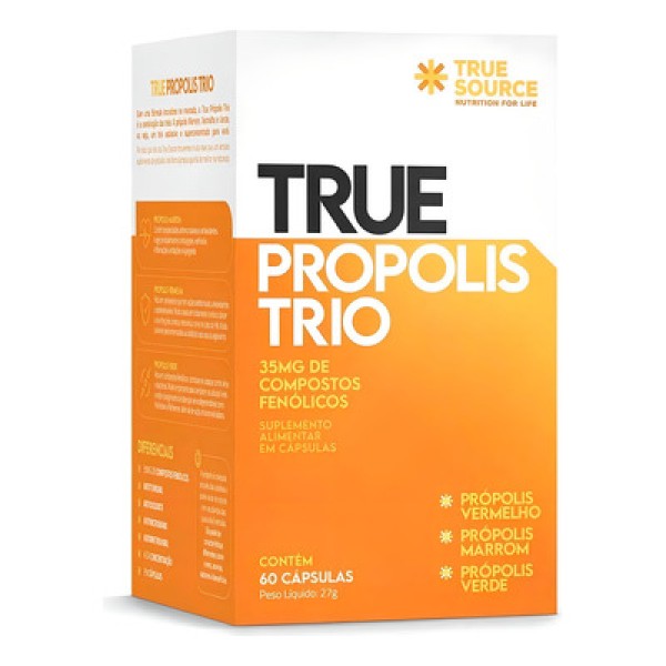 Encontraproduto.com.br - True Propolis Trio 60 Cápsulas True Source