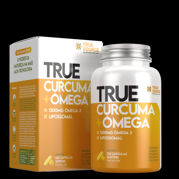 Encontraproduto.com.br - TRUE CURCUMA + OMEGA LIPOSSOMAL 120 CÁPSULAS - TRUE SOURCE