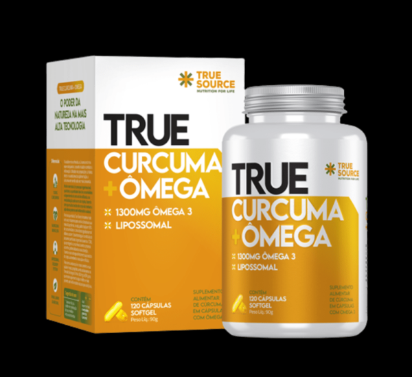 Encontraproduto.com.br - TRUE CURCUMA + OMEGA LIPOSSOMAL 120 CÁPSULAS - TRUE SOURCE