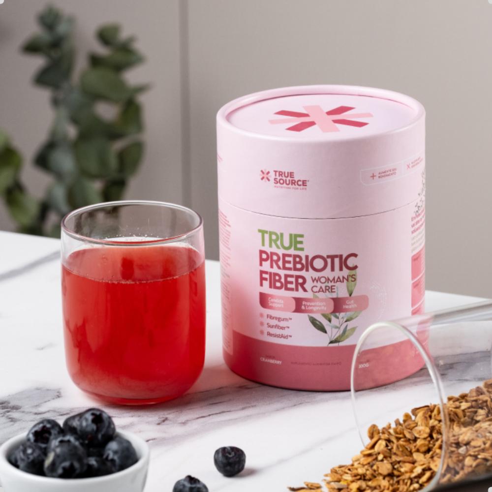 Encontraproduto.com.br - True Prebiotic Fiber Cranberry 300g True Source