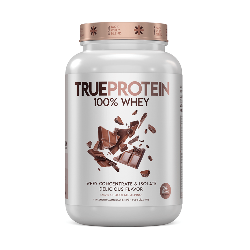 Encontraproduto.com.br - Proteína True Protein 100% Whey Milk Chocolate 874g True Source