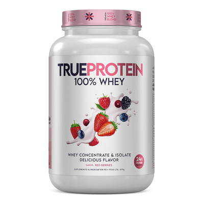 Encontraproduto.com.br - Proteína True Protein 100% Whey Red Berries 874g True Source