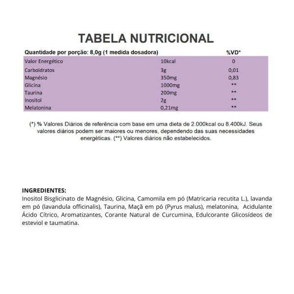 Encontraproduto.com.br - True Magnésio + Inositol Relief 3.0 Camomila Laranja e Lavanda 350g True Source
