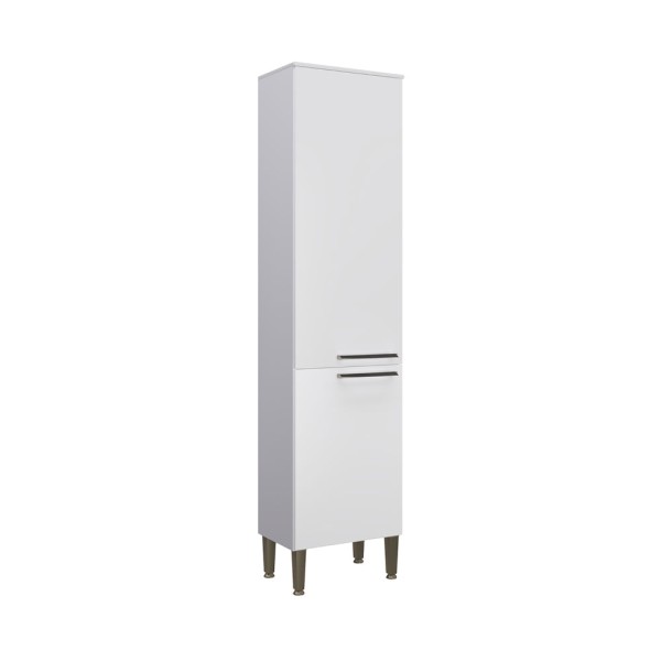 Encontraproduto.com.br - Paneleiro Simples 4 Portas 4 Prateleiras Arte Cas Atraente Branco