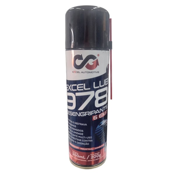Encontraproduto.com.br - Desengripante Aerosol Excel Lub  6 em 1 300ml - Excel Automotive