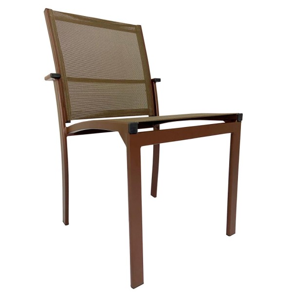 Encontraproduto.com.br - Cadeira Perpétua Sem Braço De Aluminio Piscina Área Externa