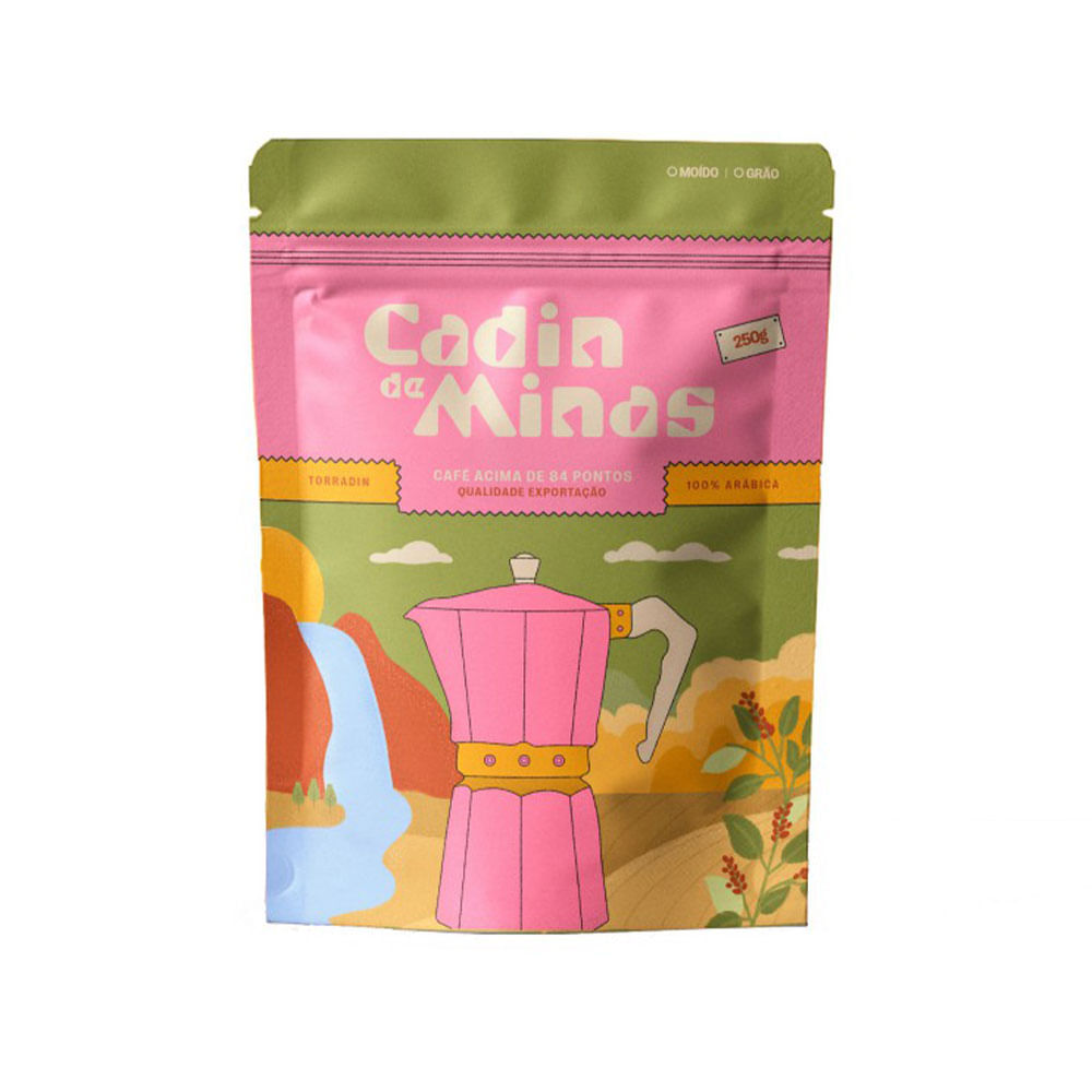 Café Cadin de Minas Torradin em grãos 250g