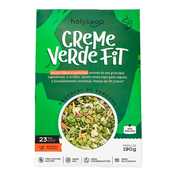 Encontraproduto.com.br - Sopa Holysoup Creme Verde Fit 190g