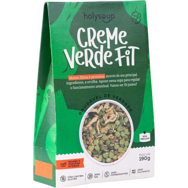 Encontraproduto.com.br - Sopa Holysoup Creme Verde Fit 190g