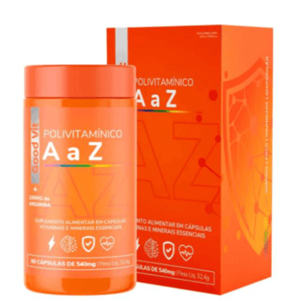 Encontraproduto.com.br - Polivitamínico A a Z 540mg C/60 Cápsulas - Good Vit
