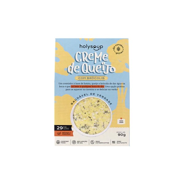 Creme de Queijo com Brócolis 90g HolySoup