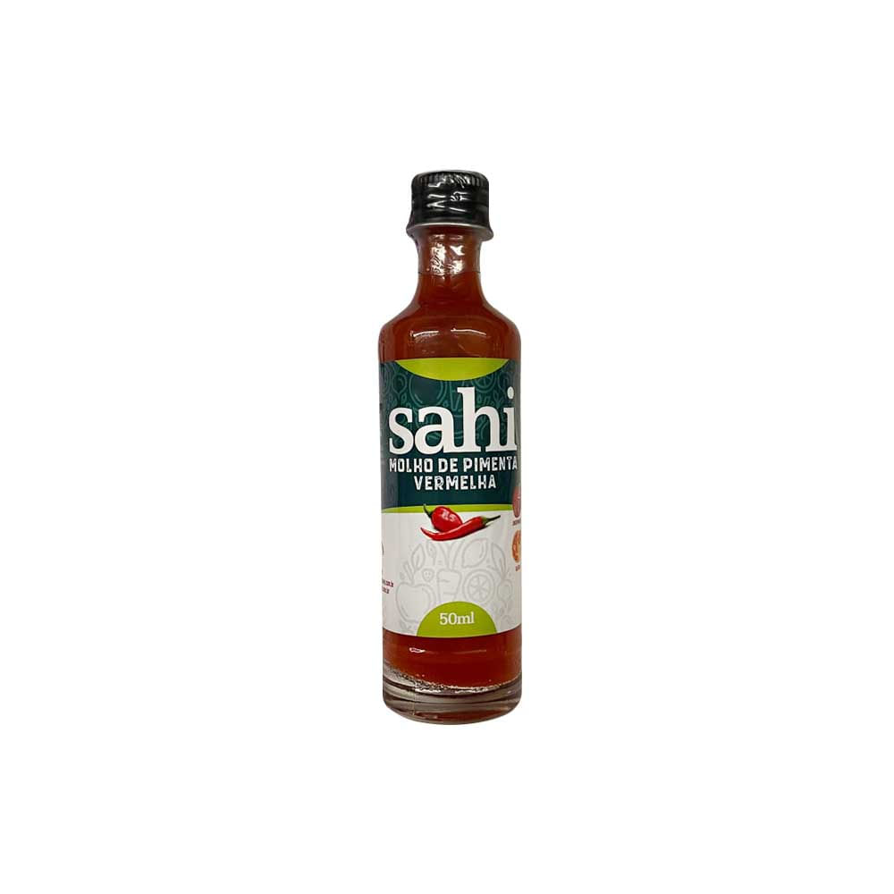 Molho de Pimenta Vermelha Orgânica 50ml Sahi
