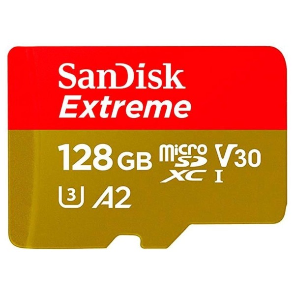 Encontraproduto.com.br - Cartao De Memoria Micro Sd Sandisk Extreme 128gb Sdsqxaa-128g-gn6aa 190mb-s