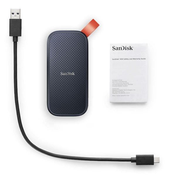 Encontraproduto.com.br - SSD Portátil SanDisk 1TB 800mb/s Externo USB (SDSSDE30-1T00-G26)