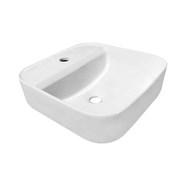 Encontraproduto.com.br - Cuba de Apoio 38cm Quadrada Sem Mesa Citta NDI Branco