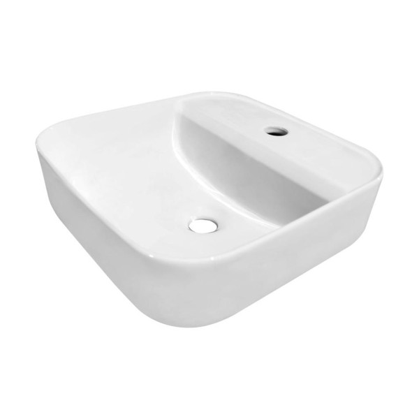 Encontraproduto.com.br - Cuba de Apoio 38cm Quadrada Sem Mesa Citta NDI Branco