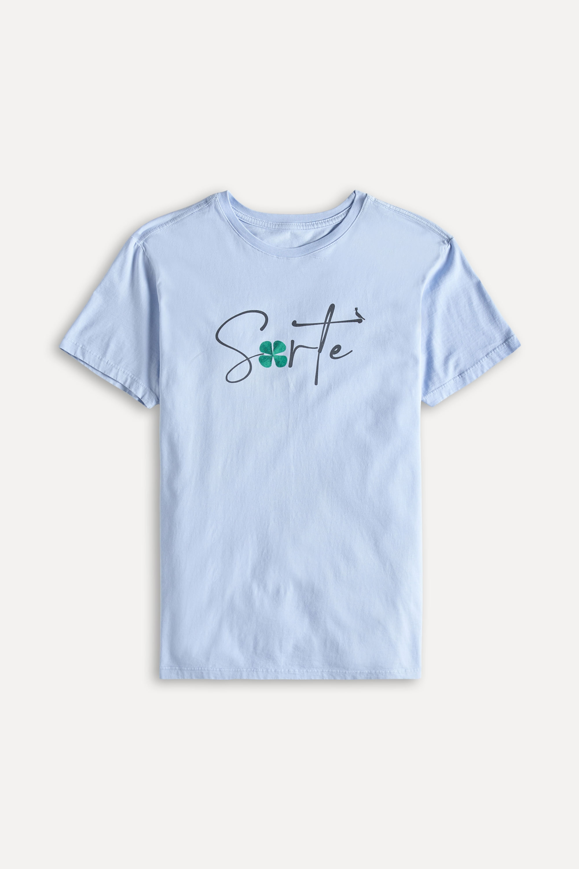 Encontraproduto.com.br - Camiseta Estampa Sorte Trevo
