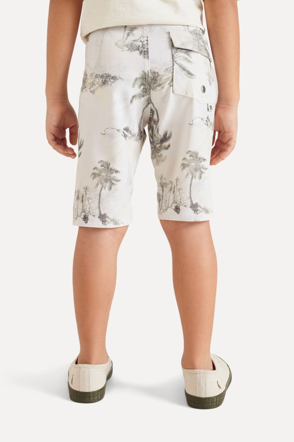Encontraproduto.com.br - Boardshort Mini Estampa Vintage Rio