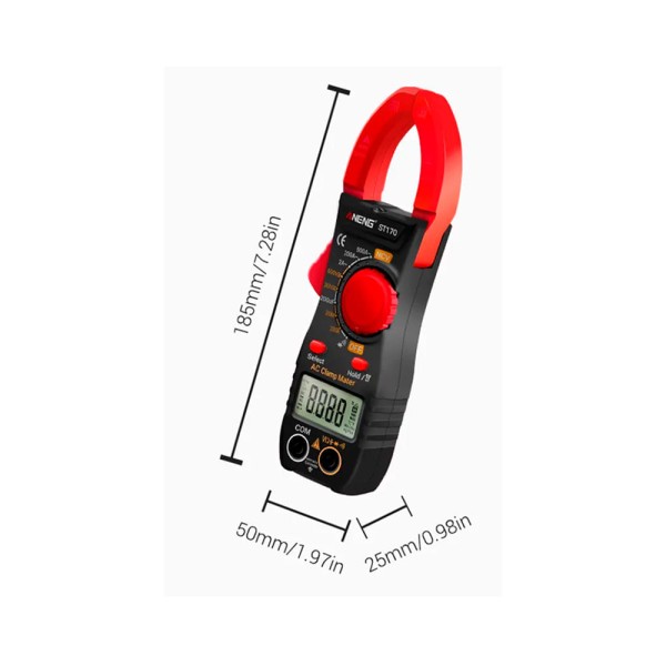 Encontraproduto.com.br - Alicate Amperímetro Digital Aneng ST170 - AC2846