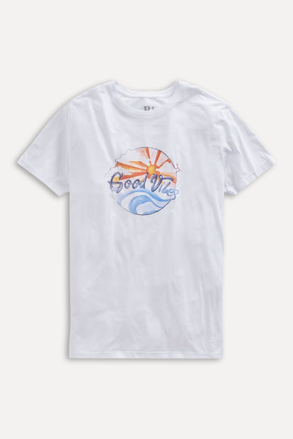 Encontraproduto.com.br - Camiseta Estampada Good Vibes