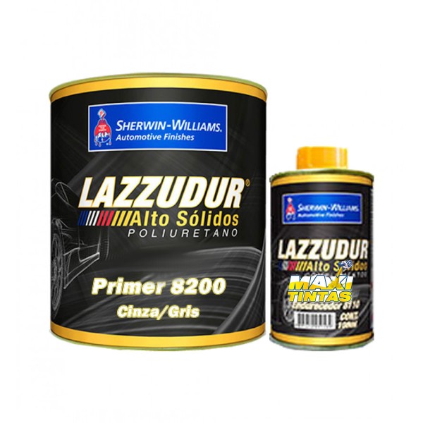 Encontraproduto.com.br - Primer PU 8200 Cinza 3600ml Lazzuril