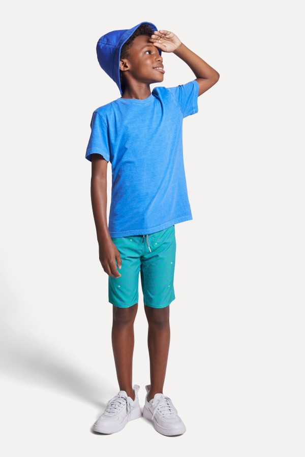 Encontraproduto.com.br - Boardshort Mini Estampado Barra