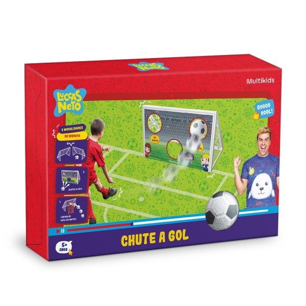 Encontraproduto.com.br - Chute ao Gol Luccas Neto Bola de Vinil Multikids - BR1819OUT [Reembalado]