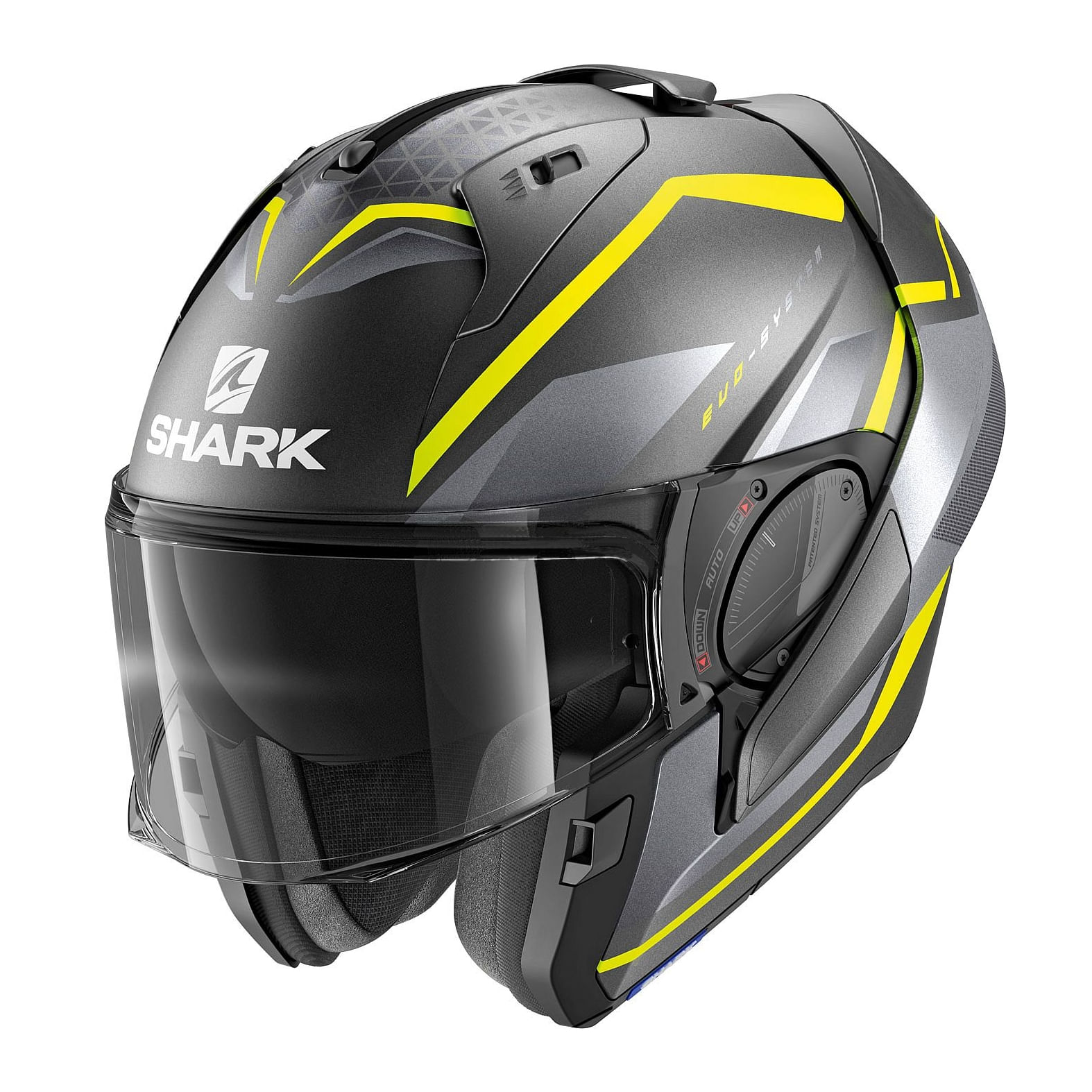 Capacete Shark Evo ES Yari Matt AYS Grey Yellow