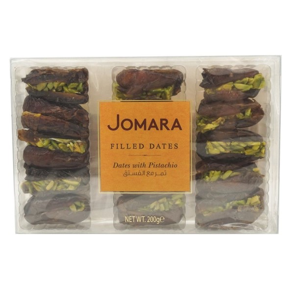 Encontraproduto.com.br - Tâmara Recheada Com Pistache Jomara 200g