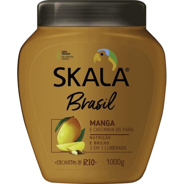 Encontraproduto.com.br - Creme para Cabelo Skala Manga Castanha Pote com 1kg