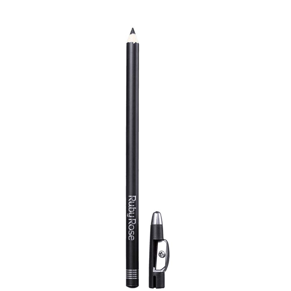 Encontraproduto.com.br - Lápis de Olhos Ruby Rose Hb091 Preto com Apontador