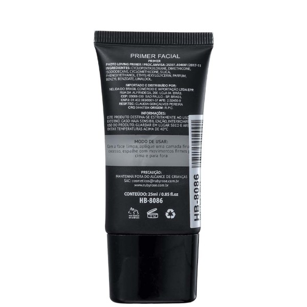 Encontraproduto.com.br - Primer Facial Ruby Rose Studio Perfect Photo-loving