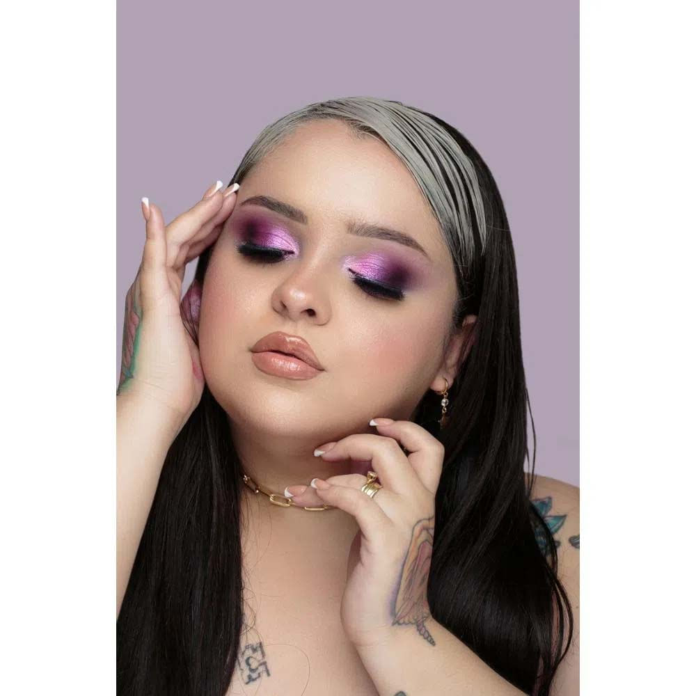 Encontraproduto.com.br - Mini Paleta de Sombras Ruby Rose Magic 9 Cores e Primer