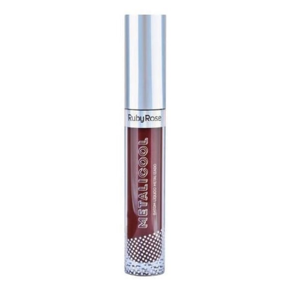 Encontraproduto.com.br - Batom Líquido Ruby Rose Metalicool Hb8219 Cor 253