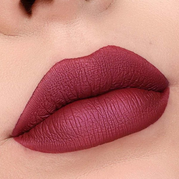 Encontraproduto.com.br - Batom Líquido Ruby Rose Metalicool Hb8219 Cor 256