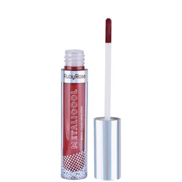 Encontraproduto.com.br - Batom Líquido Ruby Rose Metalicool Hb8219 Cor 013