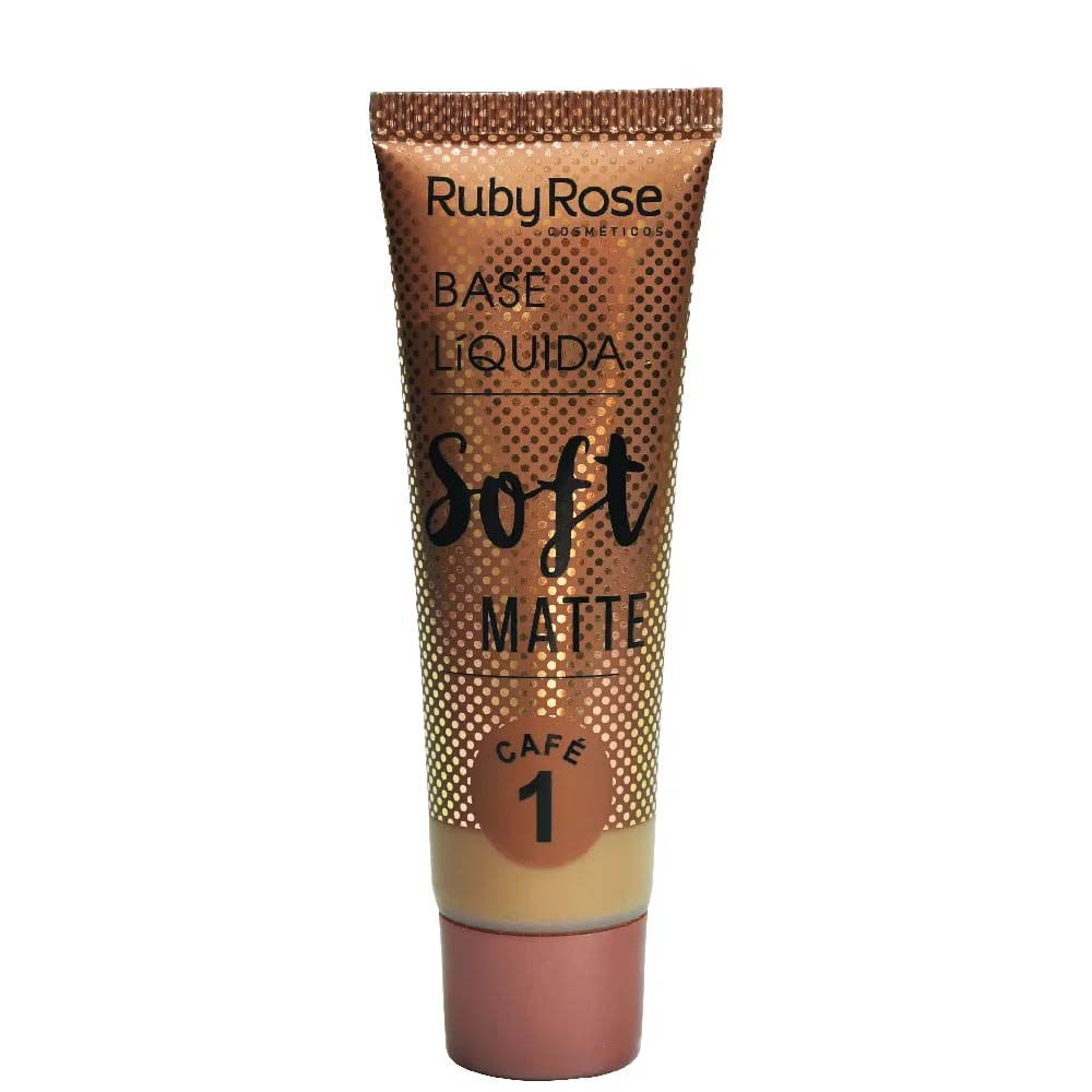 Base Líquida Ruby Rose Soft Matte Hb8050 Café 1